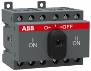 ABB Реверсивный рубильник OT 16F3С до 16А 3х-полюсный на DIN-рейку или монтажн. плату (с резерв. ручкой)
