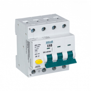 Systeme (Schneider) Electric  DEKraft АВДТ 3Р+N 40А 300мА тип AC х-ка С ДИФ-103 6кА