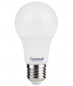 GENERAL лампа светодиодная ЛОН А60 GLDEN-WA60-11-230-E27-4500 угол 270