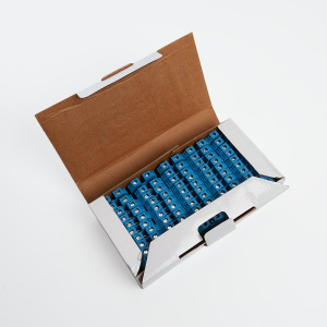 STEKKER Зажим наборный изолированный (винтовой) ЗНИ - 10,0, JXB 10, синий, LD551-2-100