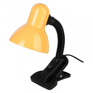 GENERAL светильник настольный на прищепке под лампу желтый GTL-026-60-220