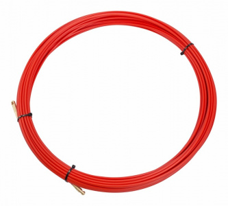 Протяжка кабельная (мини УЗК в бухте), стеклопруток, d=3,5мм, 20м, красная REXANT