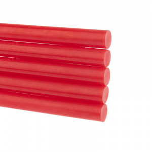 Стержни клеевые Ø11мм, 100мм, красные (6 шт/уп), блистер REXANT