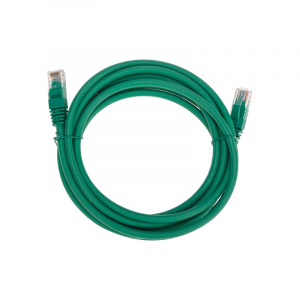 Патч-корд U/UTP CAT 6, RJ45-RJ45, 26AWG, LSZH, зеленый, 3м REXANT