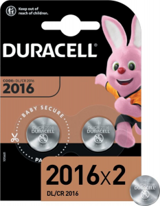 DURACELL Батарейки CR2016 BL2