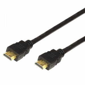 Кабель HDMI - HDMI 1.4, 1,5м, Gold, угловой PROconnect