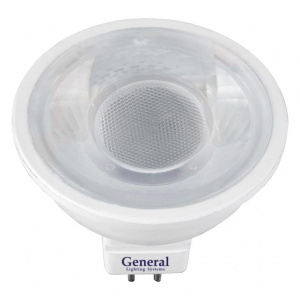 GENERAL лампа светодиодная. GLDEN-MR16-8-230-GU5.3-3000