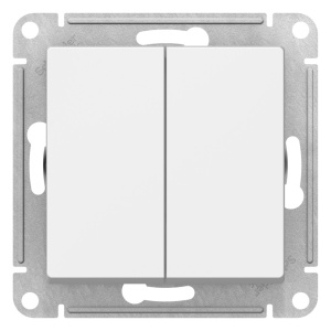 Systeme (Schneider) Electric ATLASDESIGN 2-клавишный ПЕРЕКЛЮЧАТЕЛЬ, перекрестный, 2 x сх. 7, 10АХ, механизм, ЛОТОС