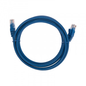 Патч-корд U/UTP CAT 6, RJ45-RJ45, 26AWG, LSZH, синий, 2м REXANT