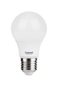 GENERAL лампа светодиодная ЛОН А60 GLDEN-WA60P-11-230-E27-4500