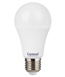 GENERAL лампа светодиодная ЛОН А60 GLDEN-WA60-14-230-E27-4500 угол 270