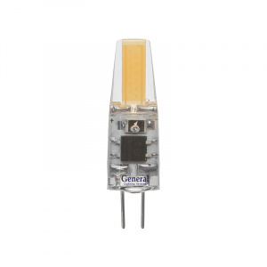 GENERAL лампа светодиодная капсульная GLDEN-G4-3-C-220-4500 силикон