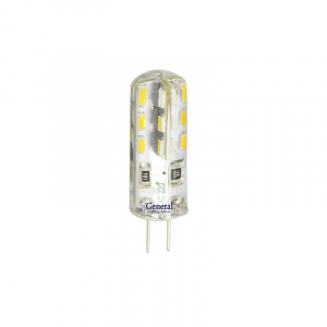 GENERAL лампа светодиодная капсульная GLDEN-G4-3-S-220-6500 силикон