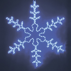 Фигура световая Большая Снежинка цвет синий, размер 95x95 см NEON-NIGHT