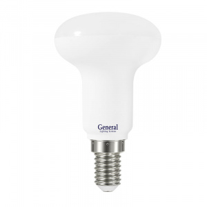 GENERAL лампа светодиодная GLDEN-R50-7-230-E14-4500