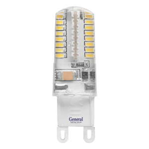 GENERAL лампа светодиодная капсульная GLDEN-G9-5-S-220-2700 силикон