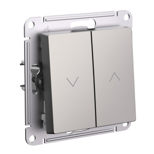 Systeme (Schneider) Electric ATLASDESIGN 2-клавишный ВЫКЛЮЧАТЕЛЬ ДЛЯ ЖАЛЮЗИ, 2х сх.4, 10А, мех., ШАМПАНЬ