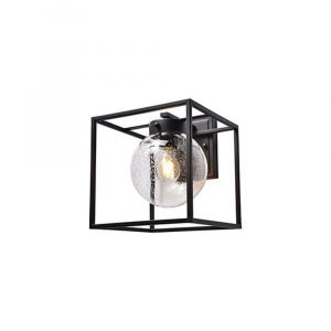 FERON Светильник садово-парковый с клеммой в комплекте, 60W 230V E27 черный, PL701