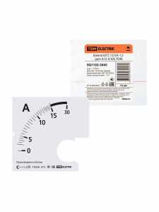 Шкала Ш72   15/5А-1,5 (для А72 Х/5А) TDM.