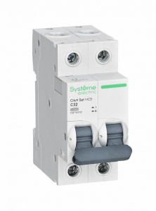 Systeme (Schneider Electric) City9 Set Автоматический выключатель (АВ) С 32А 2P 4.5kA 230В