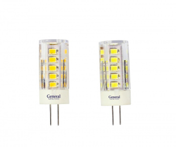 GENERAL лампа светодиодная капсульная GLDEN-G4-5-P-12-4500 пластик