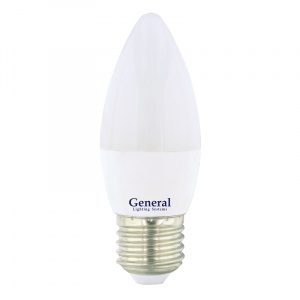 GENERAL лампа светодиодная свеча GLDEN-CF-7-230-E27-2700